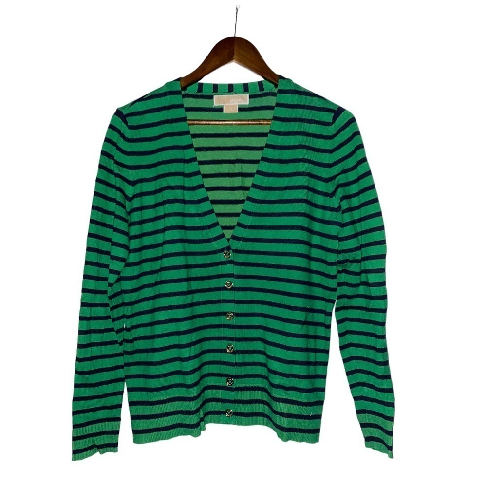 Michael Michael Kors Knit Cardigan Academia Preppy‎ School Office Work Women M